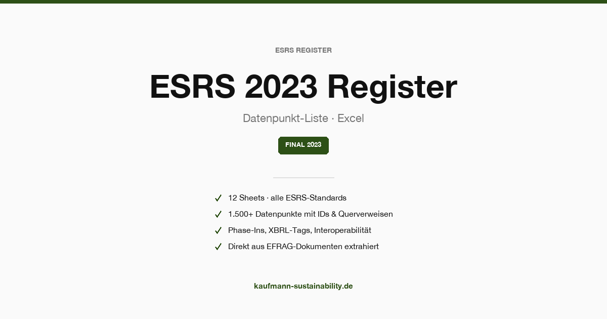 ESRS 2023 Register Vorschau